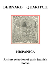 Hispanica: A short selection of Early Spanish Books 